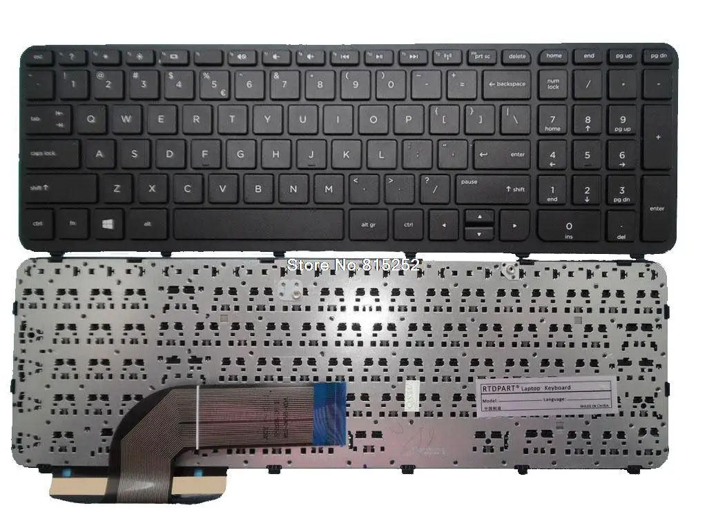 

Laptop Keyboard For HP 350 G1 350 G2 355 G2 350 SG-59841-XUA SN9131 758027-001 752928-001 Black United States US