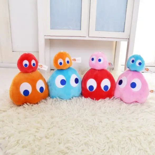 Оптовая продажа 10 шт./лот фильм пиксели Pacman плюшевые игрушки куклы и Pac Man Pac-man