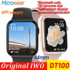 Оригинальные Смарт-часы IWO DT100 для мужчин и женщин, Bluetooth Вызов, 1,75 дюйма, 3D Полноэкранный сенсорный экран, водонепроницаемые IP68 Смарт-часы для дропшиппинга