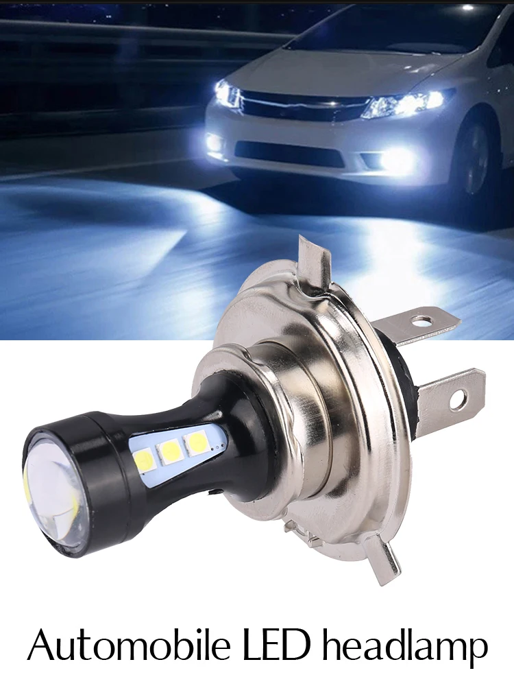 Светодиодные фары H4 для автомобилей мотоциклов грузовиков лодок тракторов