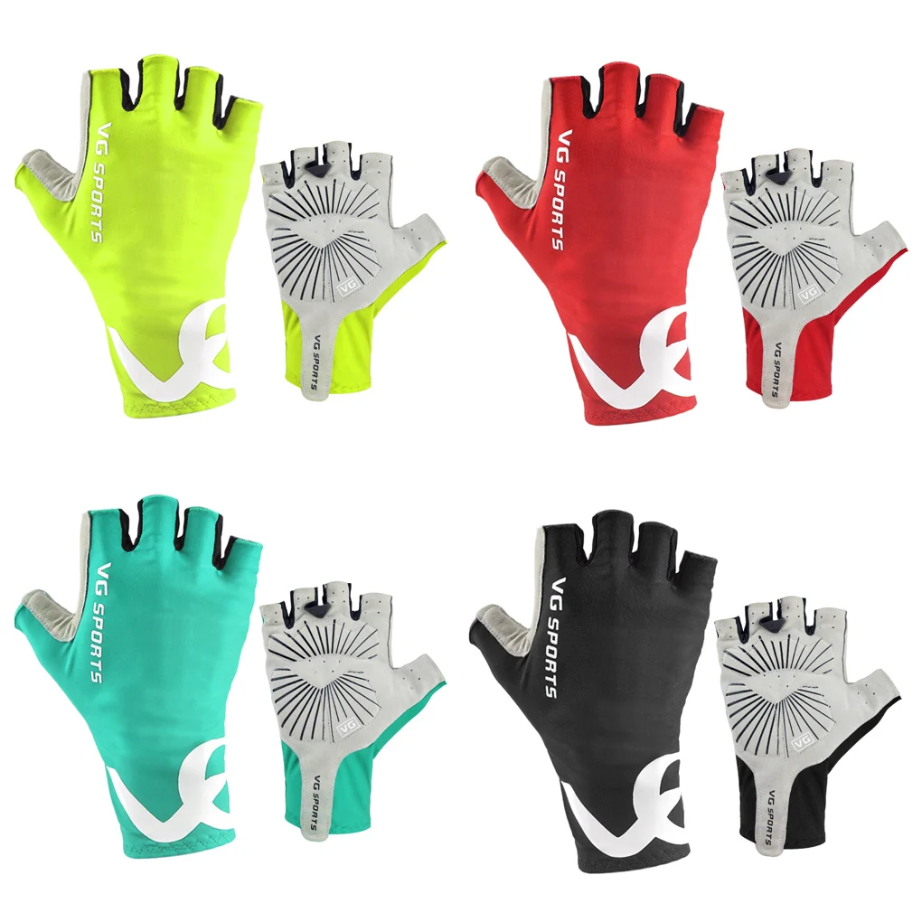 

Перчатки для велоспорта VG, без пальцев, гелевые спортивные гоночные перчатки для горных велосипедов, дорожные перчатки для мужчин и женщин