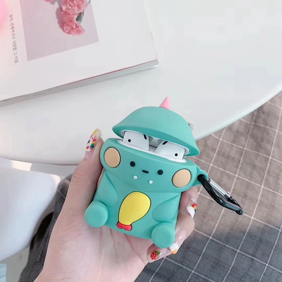 760G Чехол для наушников для AirPods, силиконовый чехол с милым рисунком, различные бисквиты, силиконовые рукава для наушников, гарнитура, сумка, аксессуары - Цвет: 760G
