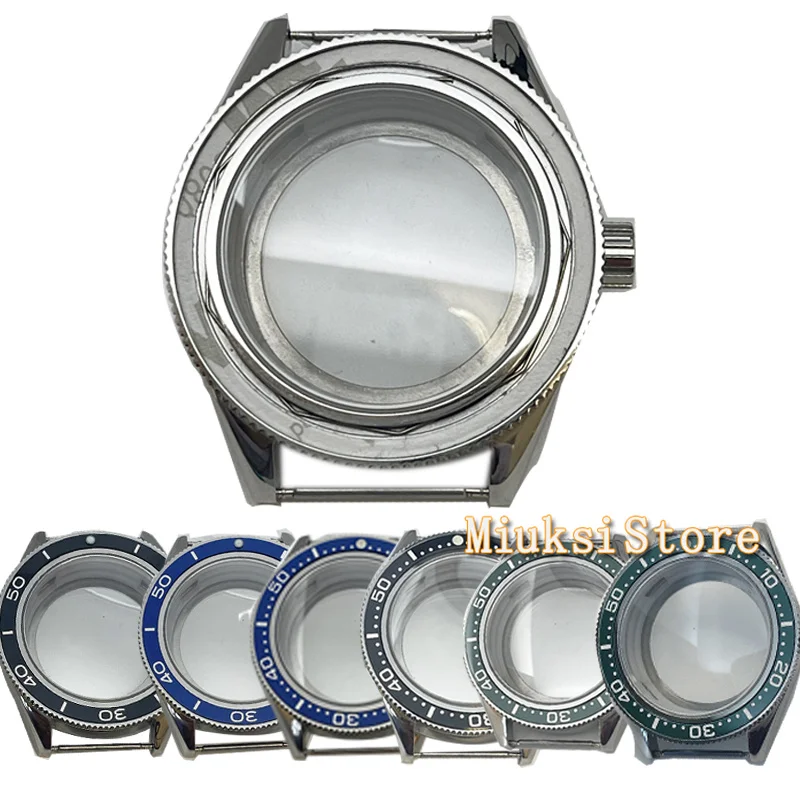 Чехол для часов 42 мм Серебристый NH35 NH36 чехол с рамкой из твердого сапфирового