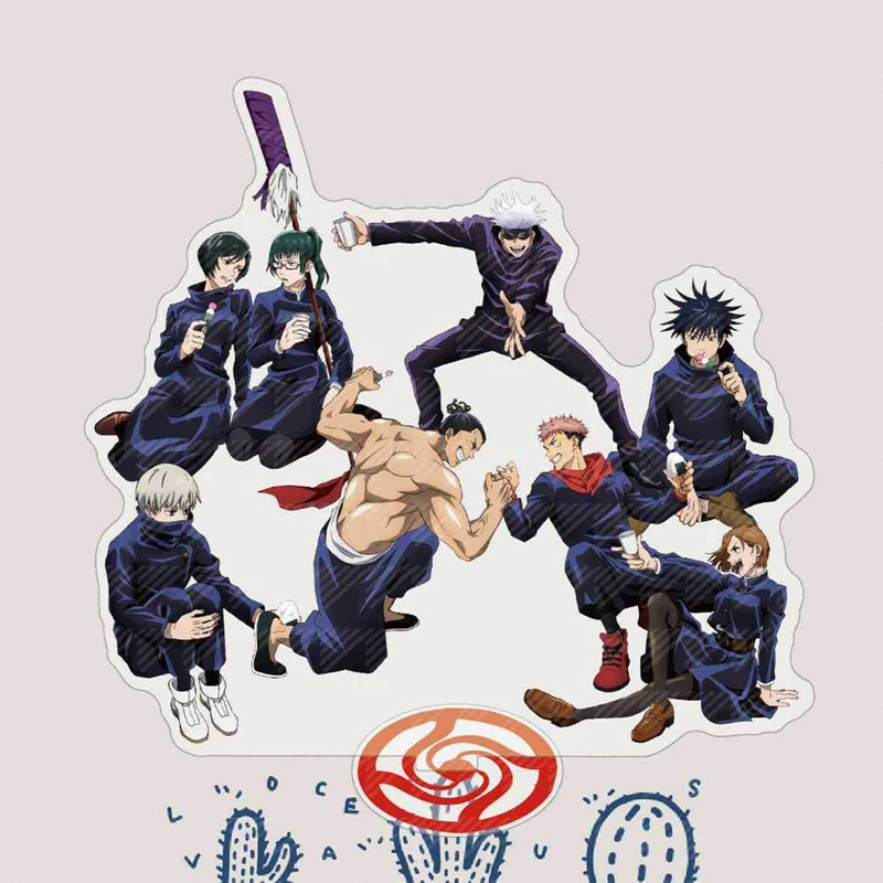

Jujutsu Kaisen Acrylic Desk Stand Yuji Itadori Kugisaki Nobara Anime Teenagers Figure Holder Stand Model Plate Decor Gift
