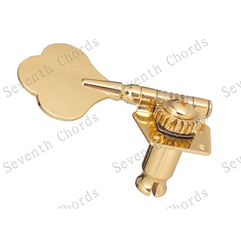 Набор из 4 шт. Золотые открытые струнные Колки для тюнинга басов гитары