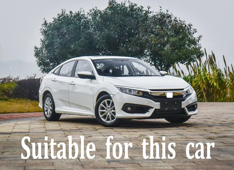 

2pcs For Honda Civic Sedan 2016-2018 LED Daytime Driving Running Light DRL Car Fog Lamp 6000K White Turn Yellow Turn Blue Light