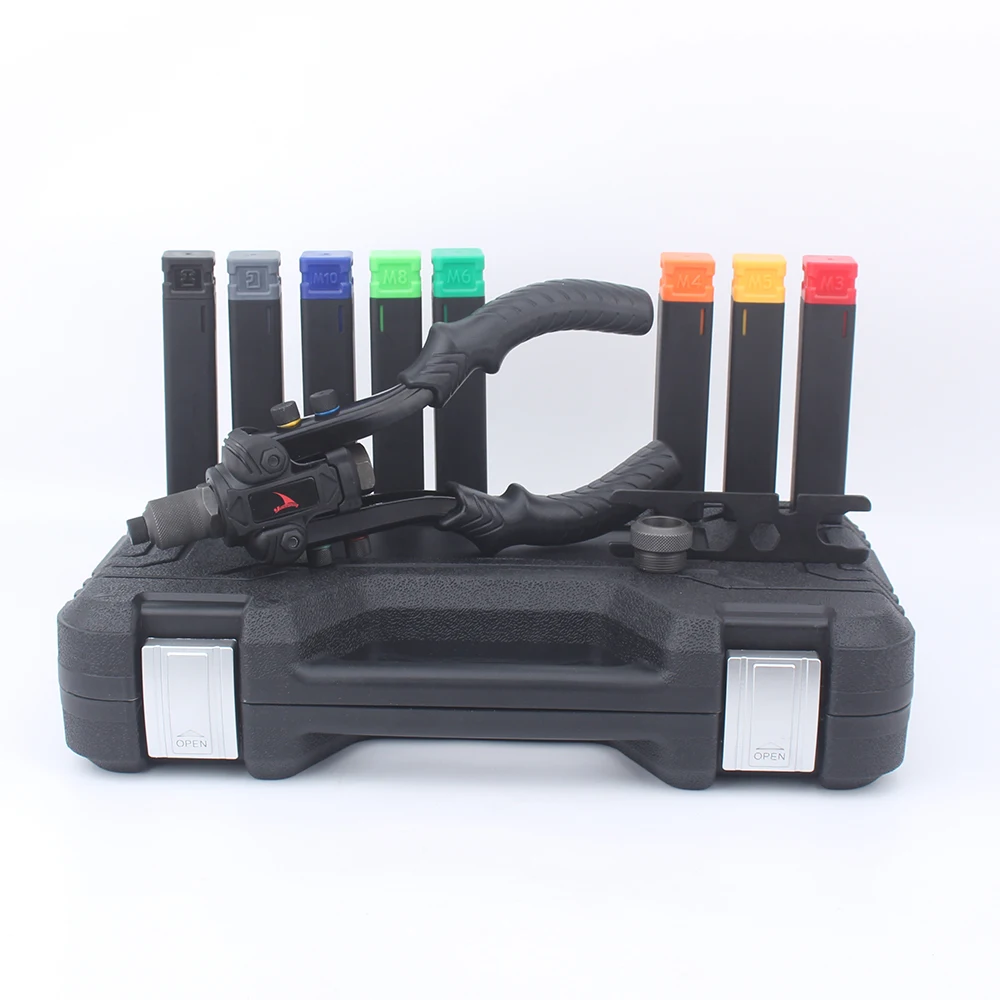 Yousiling 3 в 1 гайка клепальный пистолет Ремер клепальщик M3 M10 2 4 6 мм Rveiter 11