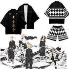 Аниме Токио Мстители Косплей Футболка плащ дракона манджи банда Лето хаори кимоно футболка мужская с коротким рукавом Токио Мстители костюм