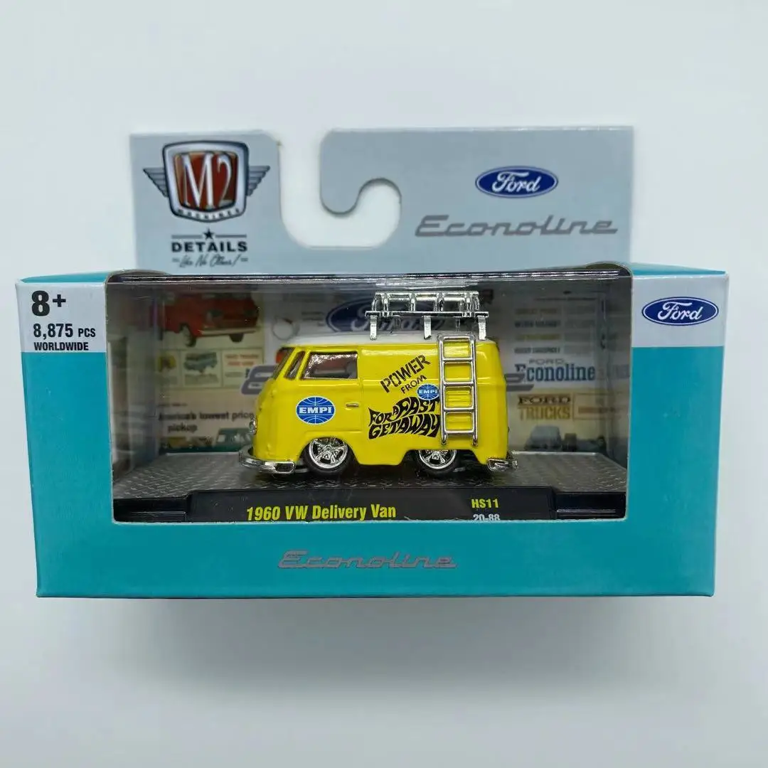 

M2 машины 1:64 1960 VW доставка фургон коллекция металлические Литые модели автомобилей игрушки