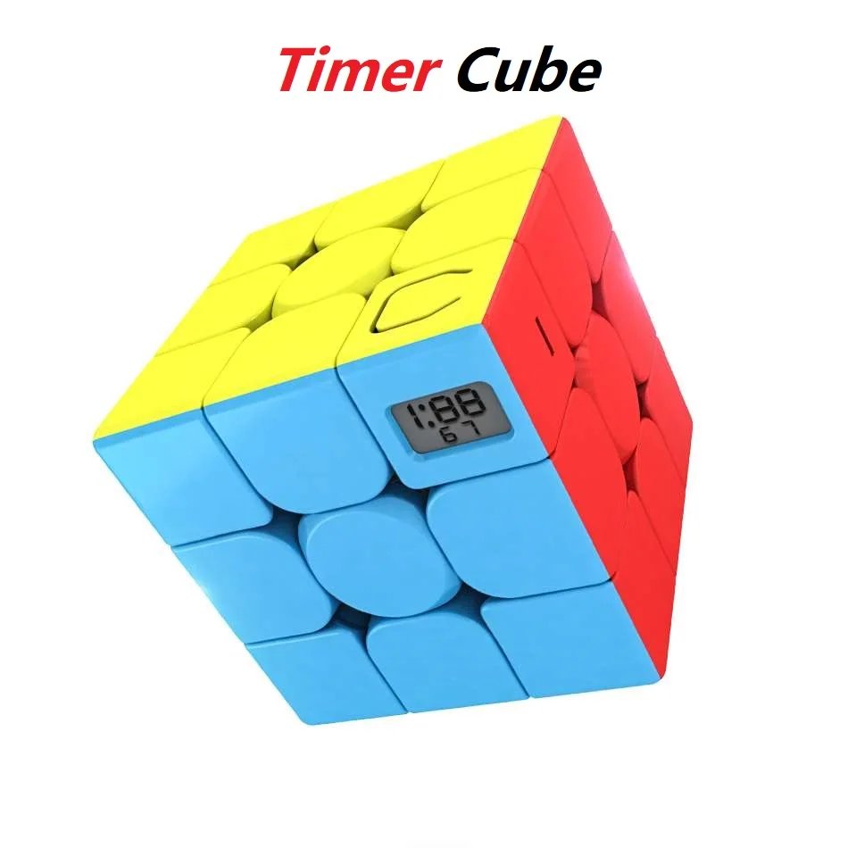 Классный магический куб MoYu Cubing с таймером 3x3x3 скоростной пазл для соревнований