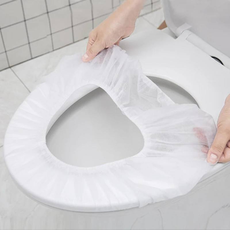 

5/10pcs Travel Disposable Toilet Seat Covers Biodegradable Disposable Toilet Paper Pad Safety Travel Camping Closestool Mat