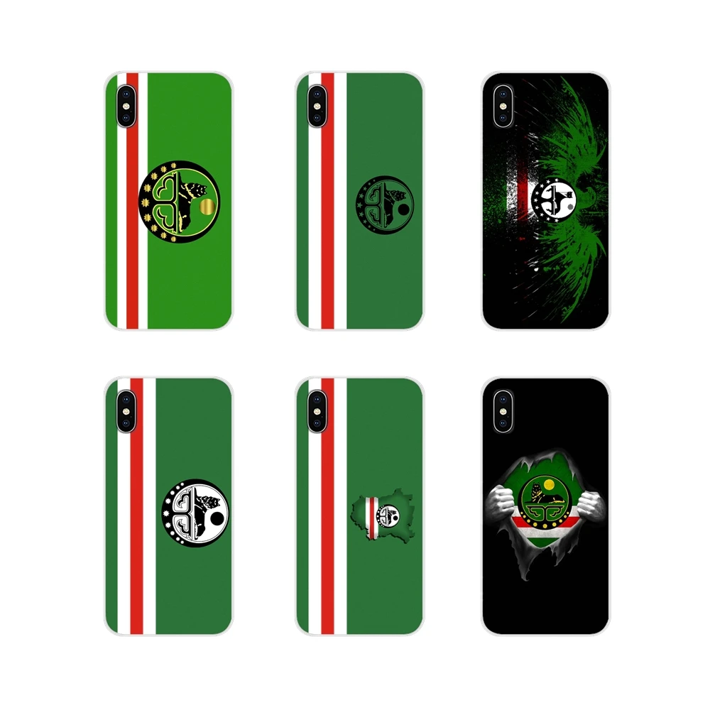 Чехлы из ТПУ Chechen Chechnya герб оружия Национальный флаг для Apple iPhone X XR XS MAX 4 4S 5 5S 5C SE 6 6S