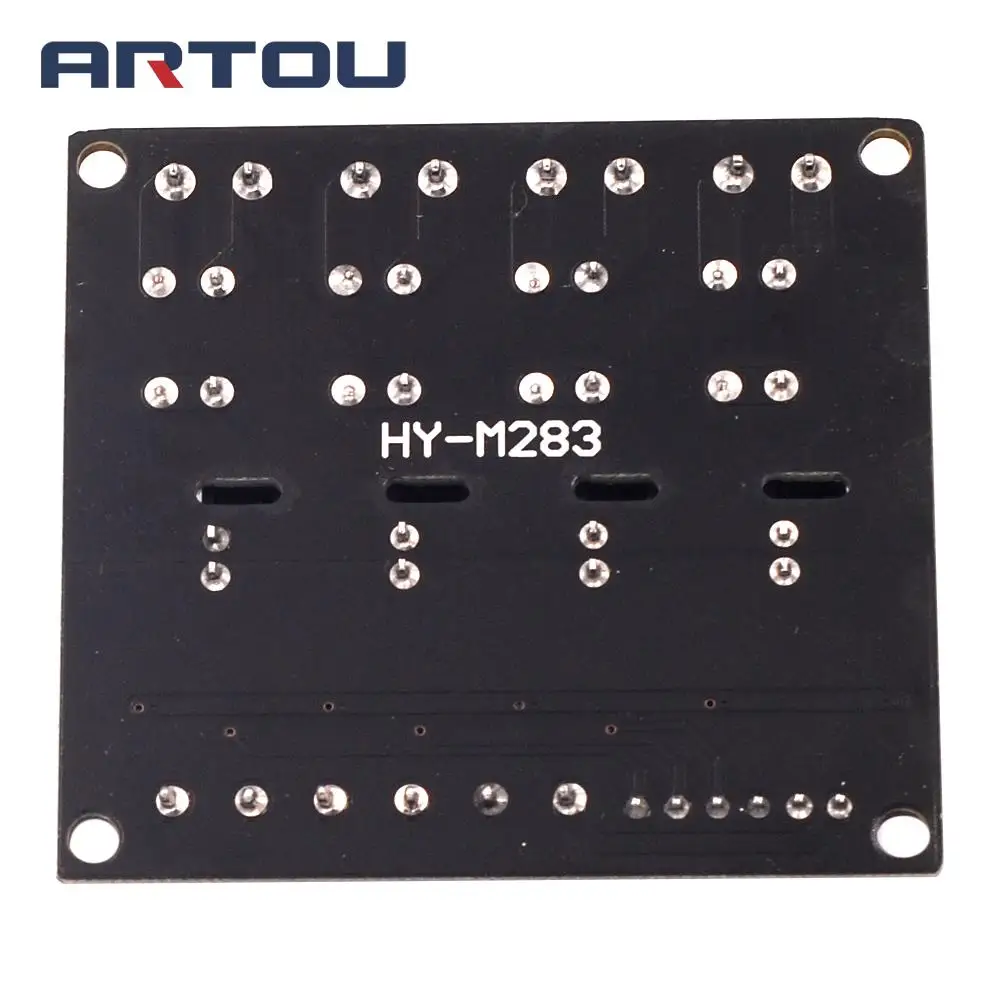 3-24В 4-канальный твердотельный релейный модуль низкого уровня реле DC-DC PCB SSR AVR DSP