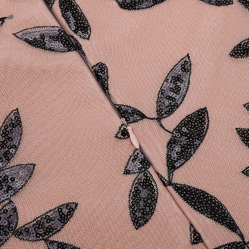 INDRESSME, летняя новинка, модное женское сексуальное платье с v-образным вырезом, без рукавов, расшитое блестками, с цветочным узором, облегающее Бандажное платье, вечерние платья