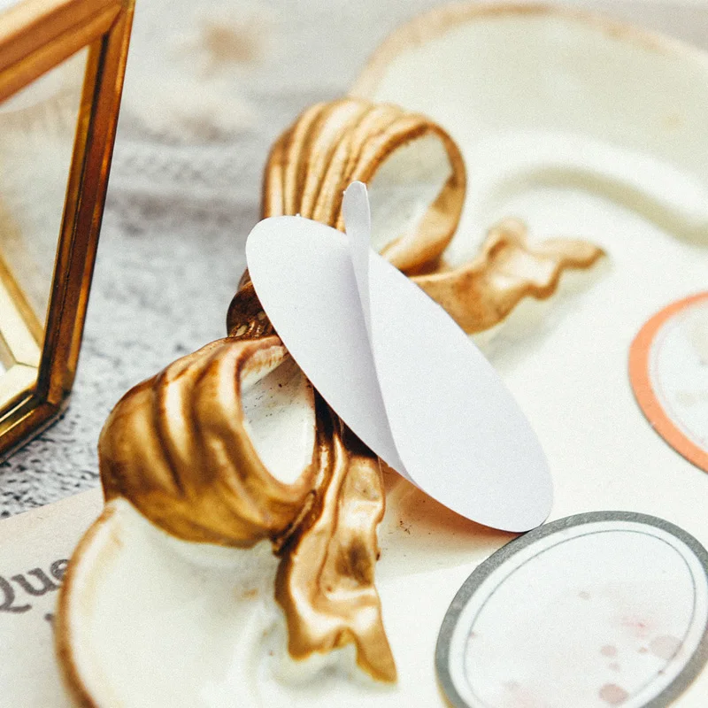 Винтажные стикеры в виде рамок кофейных 38 шт./лот антикварные бумажные для