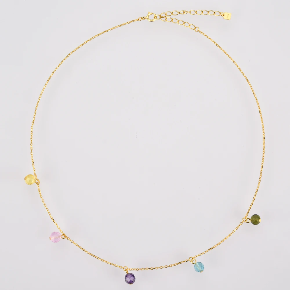 Женское колье-чокер ANDYWEN свадебное ювелирное изделие из 925 стерлингового серебра