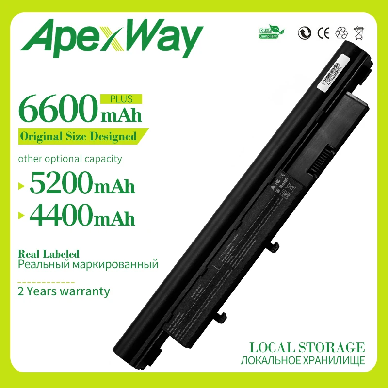 Аккумулятор Apexway 4400 мАч для ноутбука Acer Aspire AS09D31 AS09D70 AS09F34 LC.BTP00.052 AK.006BT.027 3410 3810T 4810-4439