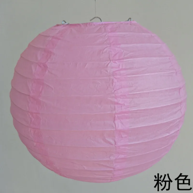 2pcs-Pink 2 шт. 4/6/8/10/12/14/16 дюймовый круглый одежда для свадьбы, дня рождения Бумага украшения-фонарики, подарок, ремесло, сделай сам, светильник подвесной шар - Цвет: 2pcs-Pink