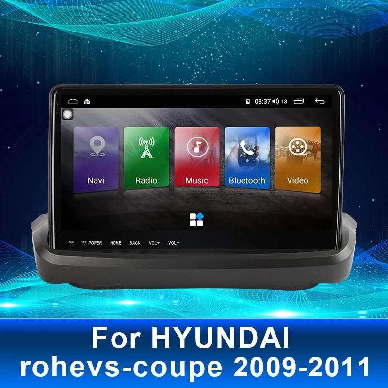 Автомобильный мультимедийный Dvd плеер Oonaite 8 ядер Android 10 0 DSP GPS для Hyundai Rohens Coupe Genesis