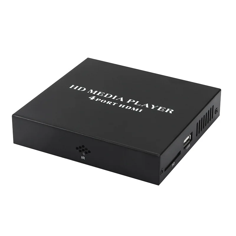 4CH HD мультимедийный плеер для ТВ Поддержка SD USB слот старт автоматическое