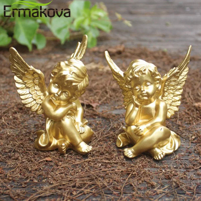Винтажная Статуя Ангела ERMAKOVA скульптура ангела миниатюрные фигурки украшение
