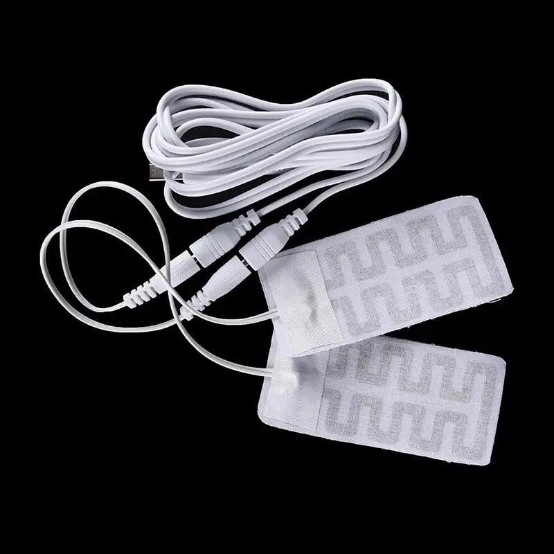 Носки с подогревом 2 шт./лот 5*9 см 5 В USB из углеродного волокна | Спорт и развлечения