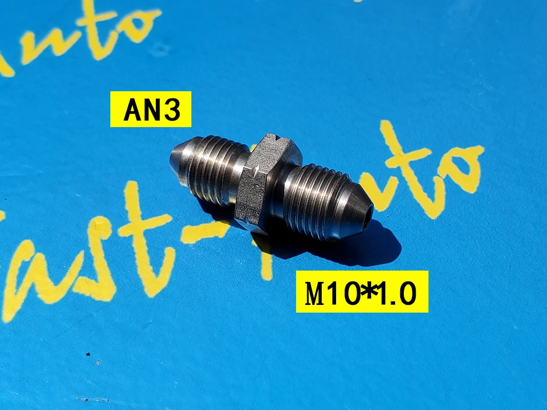 Нержавеющая сталь an3 3an 3/8 " 24unf размер резьбы на M10 * 1 0 метрических ptfe тормозной