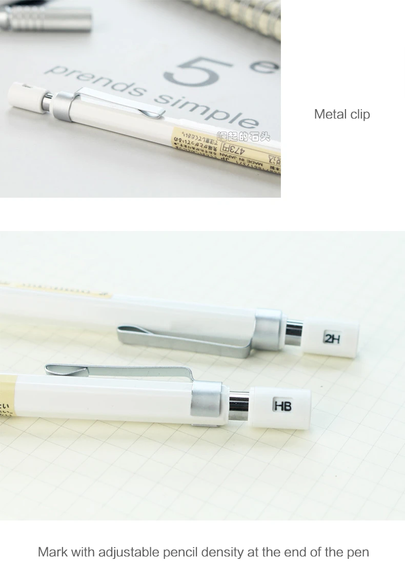 1 шт. механический карандаш MUJI низкий центр тяжести 0,3 0,5 мм автоматические стержни для механических карандашей офисные школьные принадлежности канцелярские принадлежности