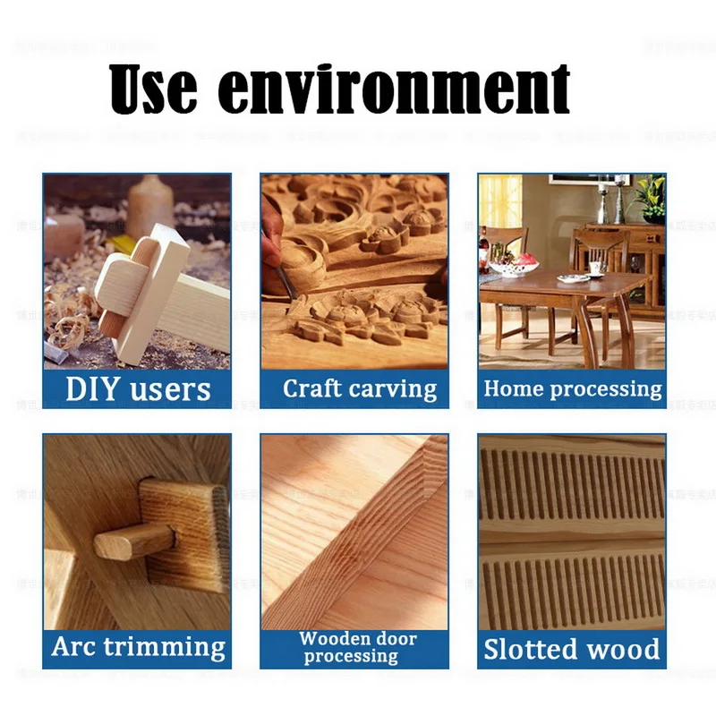 Набор фрез для обрезки ножей 10 шт. набор деревообработки дерева 3 мм 1/8