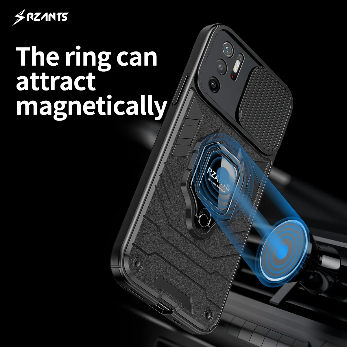 Чехол Rzants для защиты камеры от скольжения Xiaomi POCO M3 PRO чехол с нажимным объективом