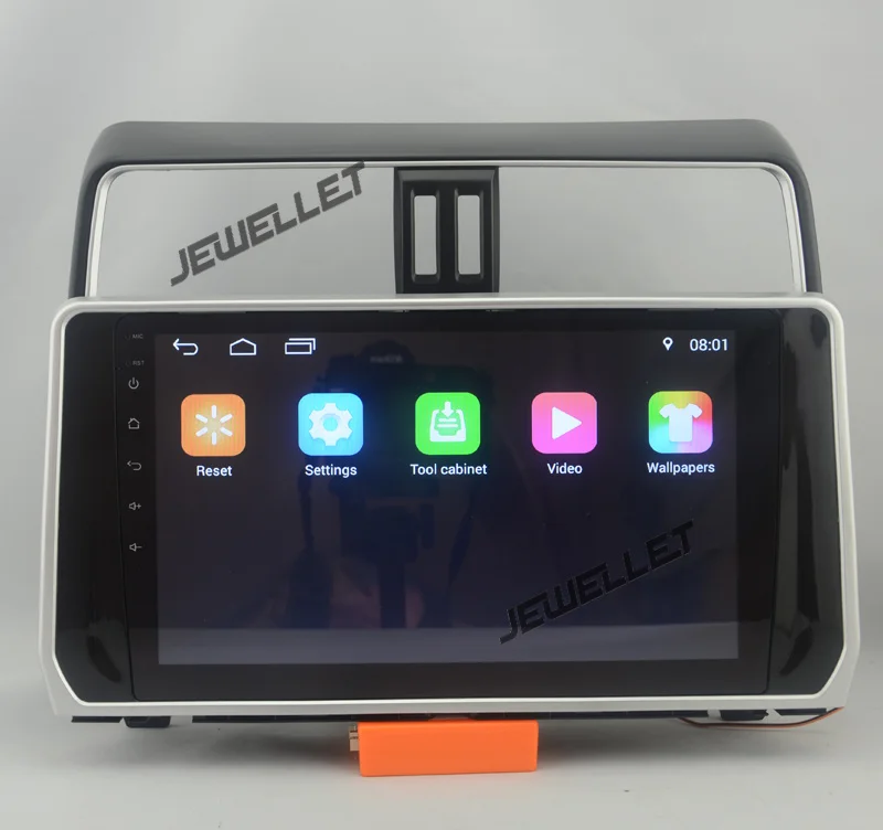 10 1 "четырехъядерный Android Автомобильный gps Радио навигатор для Toyota Prado 2018 с 4G/Wifi DVR
