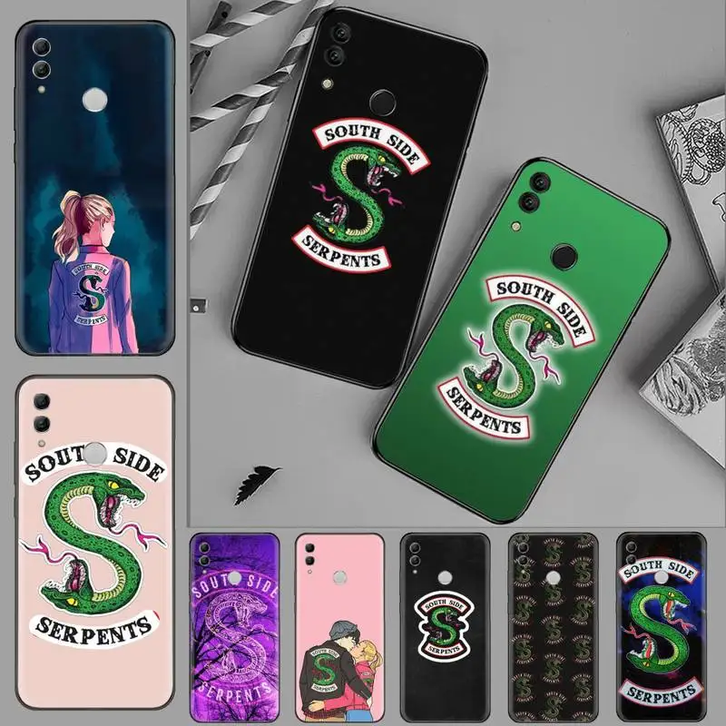 Southside змеи змея ривердейл типа сделай сам украшения чехла для телефона Huawei Honor 7C 7A