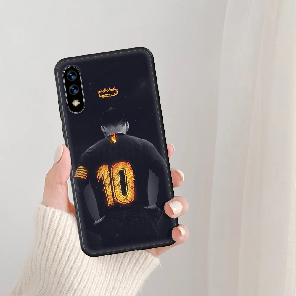 

Sports football messi Phone Case For Huawei Honor 6A 7A 7C 8 8A 8X 9 9X 10 10i 20 Lite Pro Play black Waterproof 3D Prime Tpu