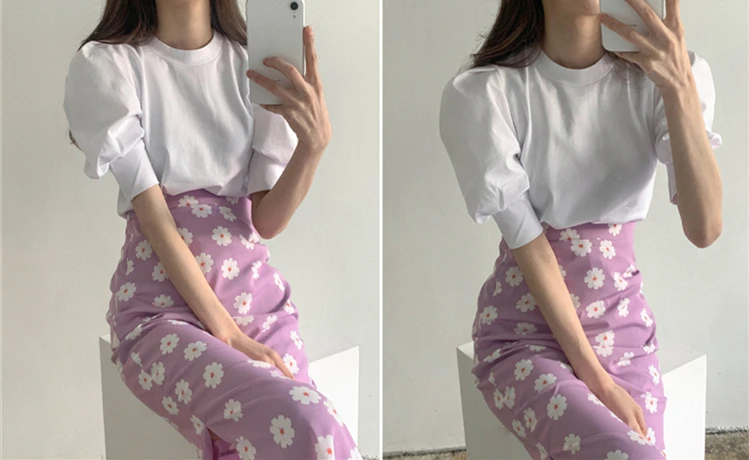 Новинка 2021 летние женские юбки с высокой талией повседневные модные облегающие