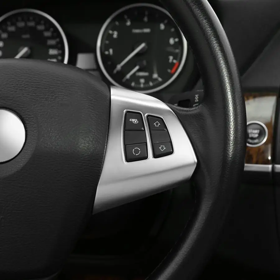 Для BMW X5 E70 2008 2009 2010 - 2013 автомобильный карбоновый стиль интерьер Рулевое колесо