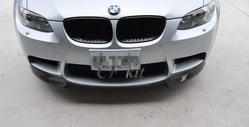 CF комплект из натурального углеродного волокна спереди губы фартук бампер