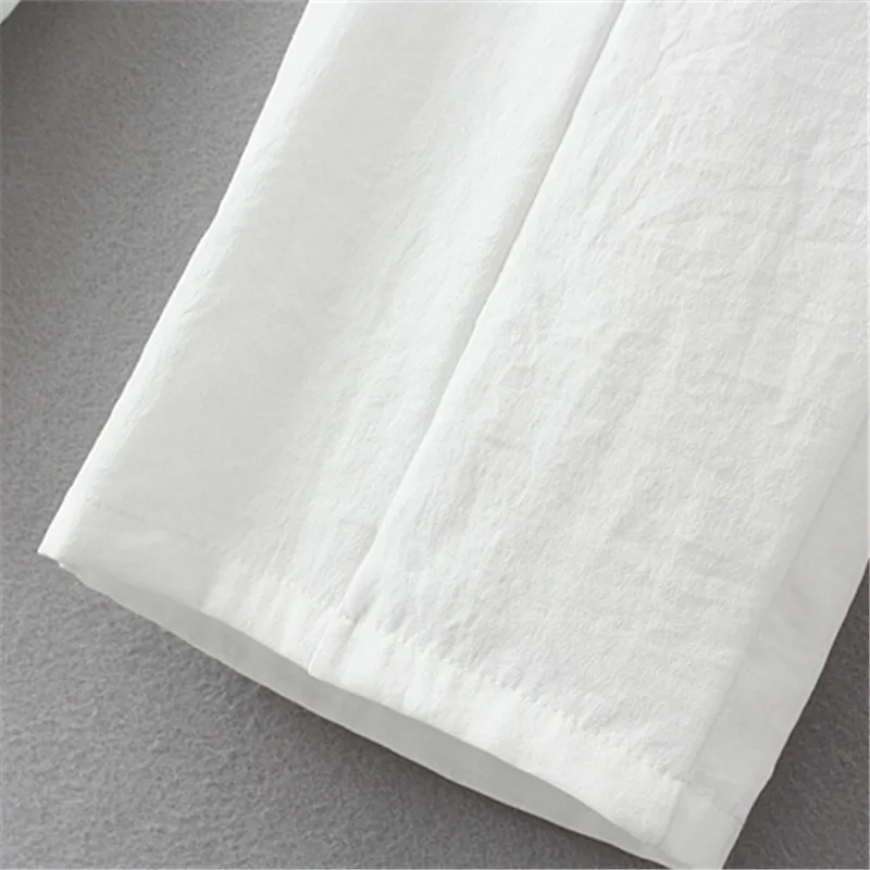 Женские Брюки с карманами из натурального хлопка и льна свободные удобные летние