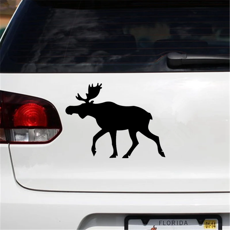 

Vinyl Car stickers Decals Motorcycle Accessories Car-Window Decorative Goods PVC 20cmx15cm Funny deer