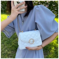 leather shoulder bags luxury designer handbag square mini crossbody bags chain purses high quality womens bag dropshipping