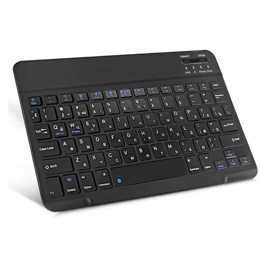 Беспроводная Bluetooth 3 0 клавиатура с русской и английской раскладкой для планшета