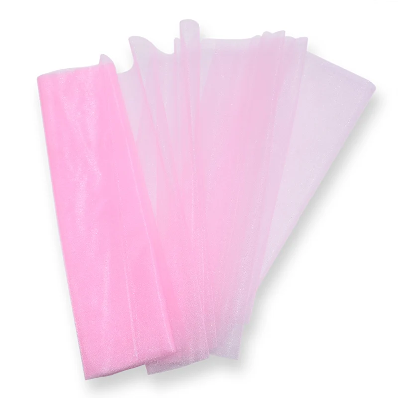 Baby pink 5 м/10 м 48 см тюль рулон ткань Катушка Туту прозрачный кристалл органза тюль для дома свадебное украшение для душа ребенка DIY рубашка ремесло - Цвет: Baby pink