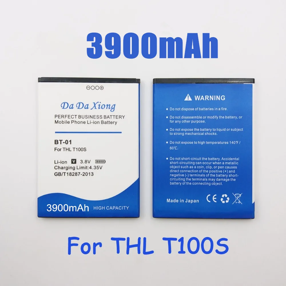 Аккумулятор емкостью 3900 мАч для THL T100S T11 T100 Сменный аккумулятор телефона|battery