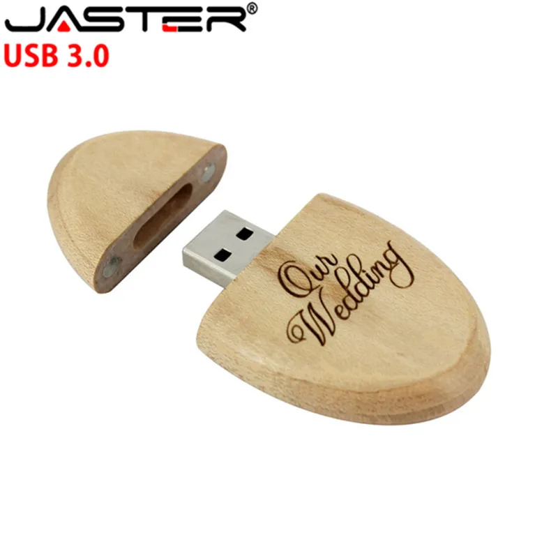 JASTER USB 3 0 под заказ логотип деревянное Сердце Usb 2 карта памяти Флеш накопитель 8 ГБ