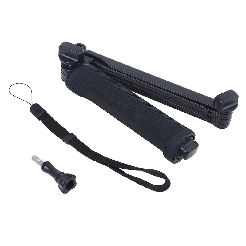 

Cameras Selfie Stand Foldable Three-way Adjusting Arm Solid Tri-fold Action Camera Selfie Stand Multi-functional Monopod