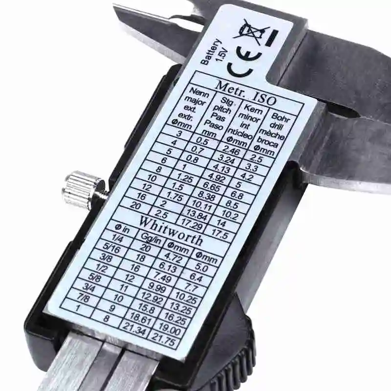 

200mm Vernier Electronic Digital Stainless Caliper Micrometer Measuring Tool