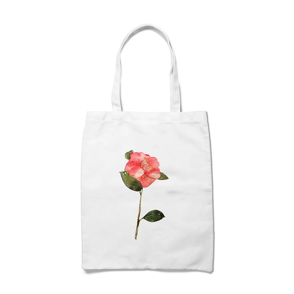 

Вместительные дорожные женские сумки-тоуты с цветочным принтом для покупок, холщовые сумки на плечо, женская школьная сумка, женская сумка