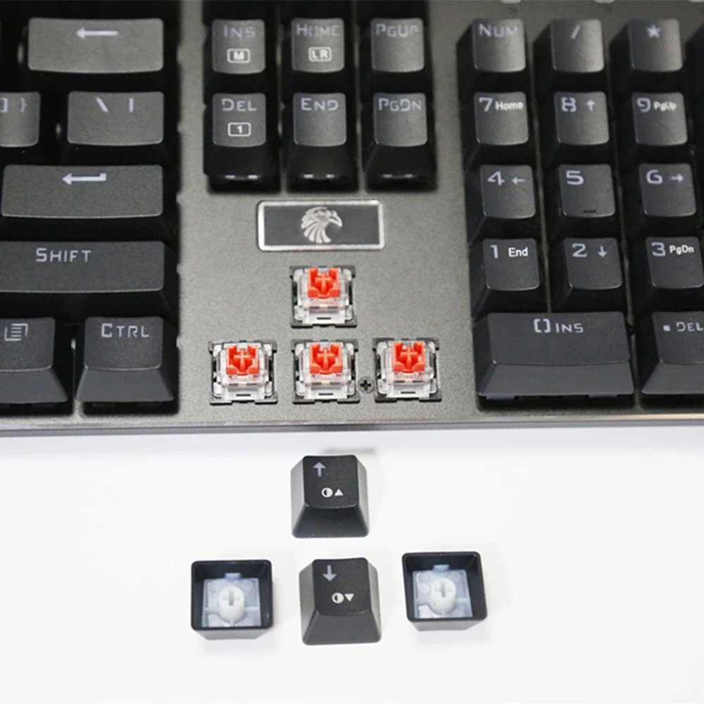 Механическая игровая клавиатура Z 88 RGB красный переключатель линейная подсветка