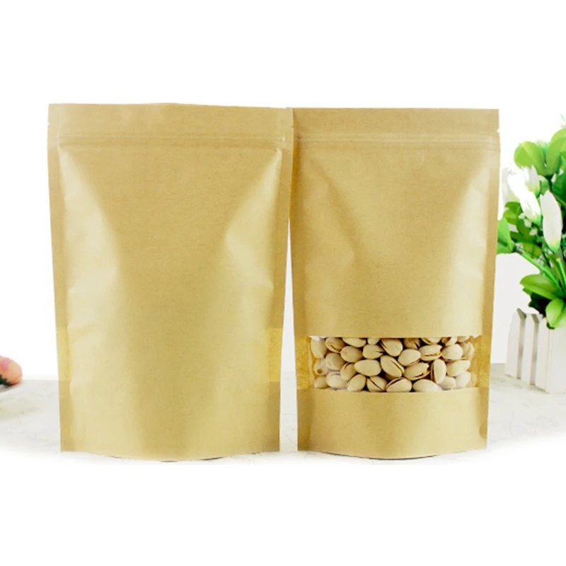 50PCs Food Storage Bag Zip Top Containers for Candy Cookies Reusable Snacks Pouches Portable Ziplock Kitchen Supplies | Дом и сад