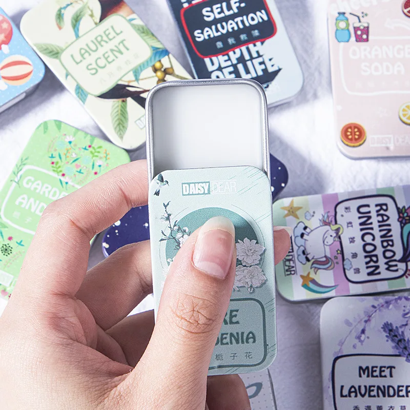 1 шт. портативный чехол с твердыми парфюмерными ароматами для женщин и мужчин