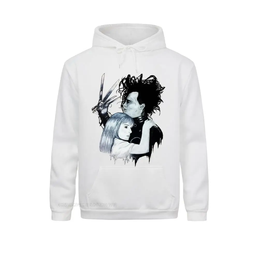 Men Hoodie Edward Scissorhands Scissor Hands Hold Me I Can't Vintage Pure Cotton Tees Pullover Hoodie Sweasweater New Arrival